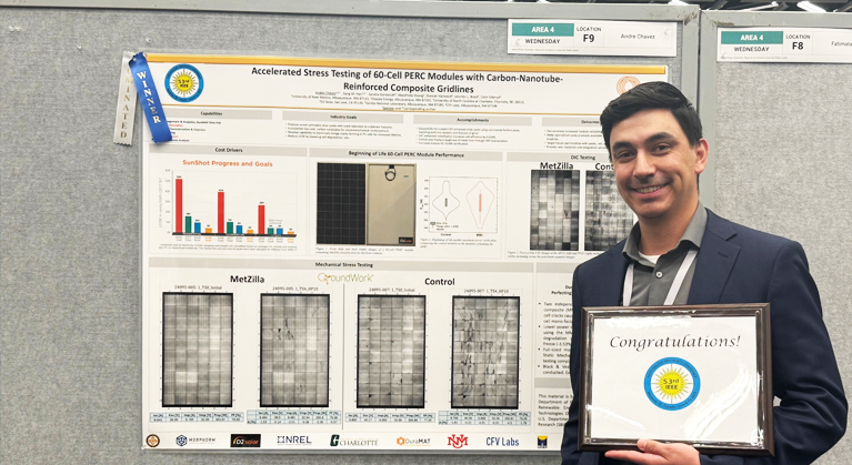 Osazda Energy’s Chief Engineer Wins Best Poster Award at Prestigious IEEE Photovoltaic Specialists Conference